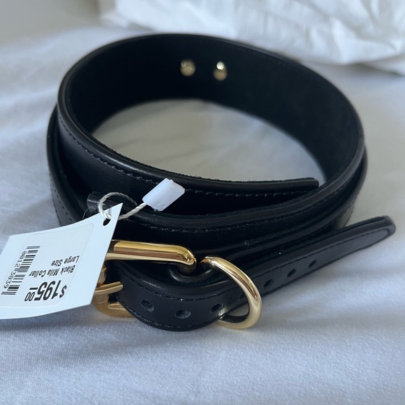 BNWT LEATHER COLLAR - Picture 2 of 5